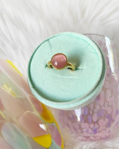 Mini Moon Ring - Rosa