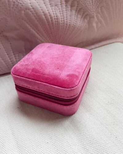 Jewelry Square Box - Pink