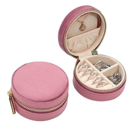 Jewelry Round Box - Light Pink