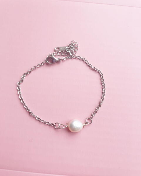 Pearl Bracelet silver