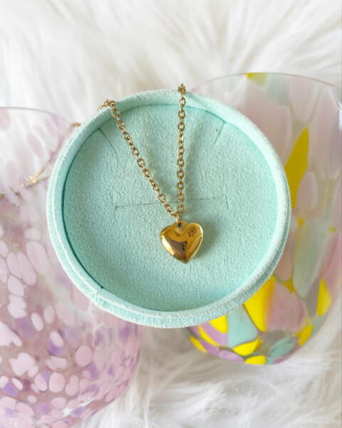 Long Love Heart Necklace