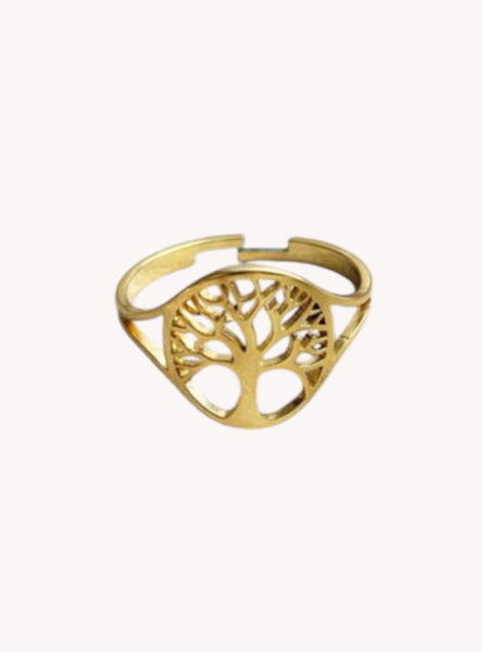 Tree of Life Coin Ring