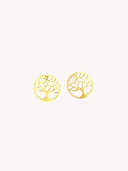 Tree of Life Coin Stud