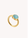 Mini Moon Ring Turkis