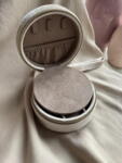 Jewelry Round Box w. mirror  - Beige
