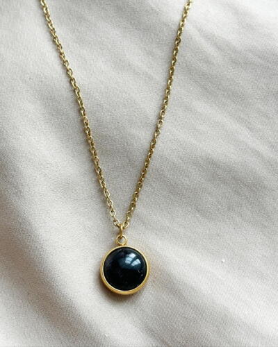 Moon Necklace Black