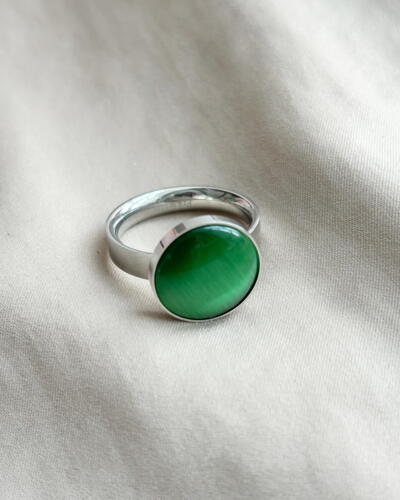 Moon Ring Green