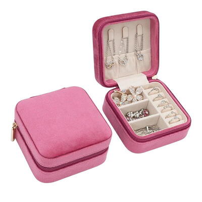 Jewelry Square Box - Pink